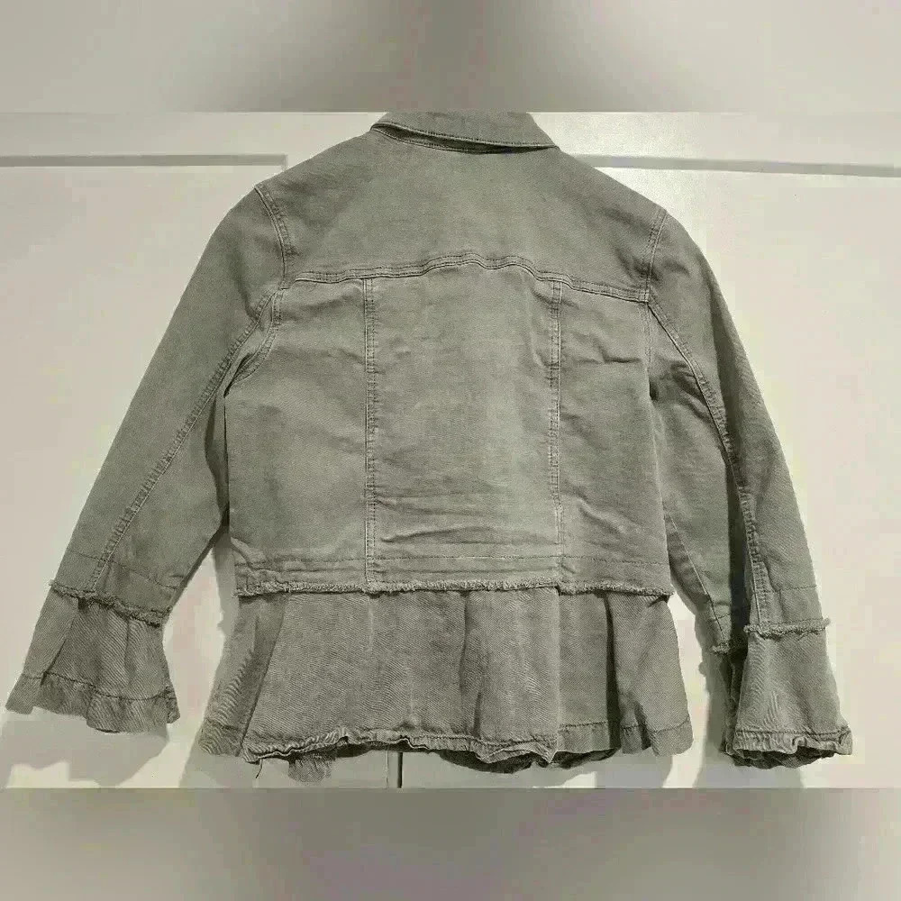 Tribal Jeans Peplum Jacket - Picture 6 of 8